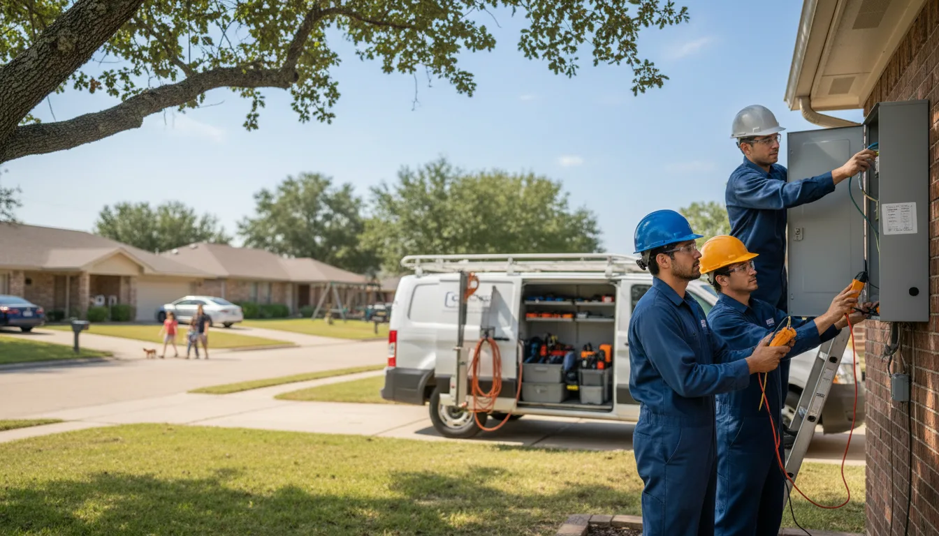 Certified electrician providing emergency electrical services in Uniondale, IN